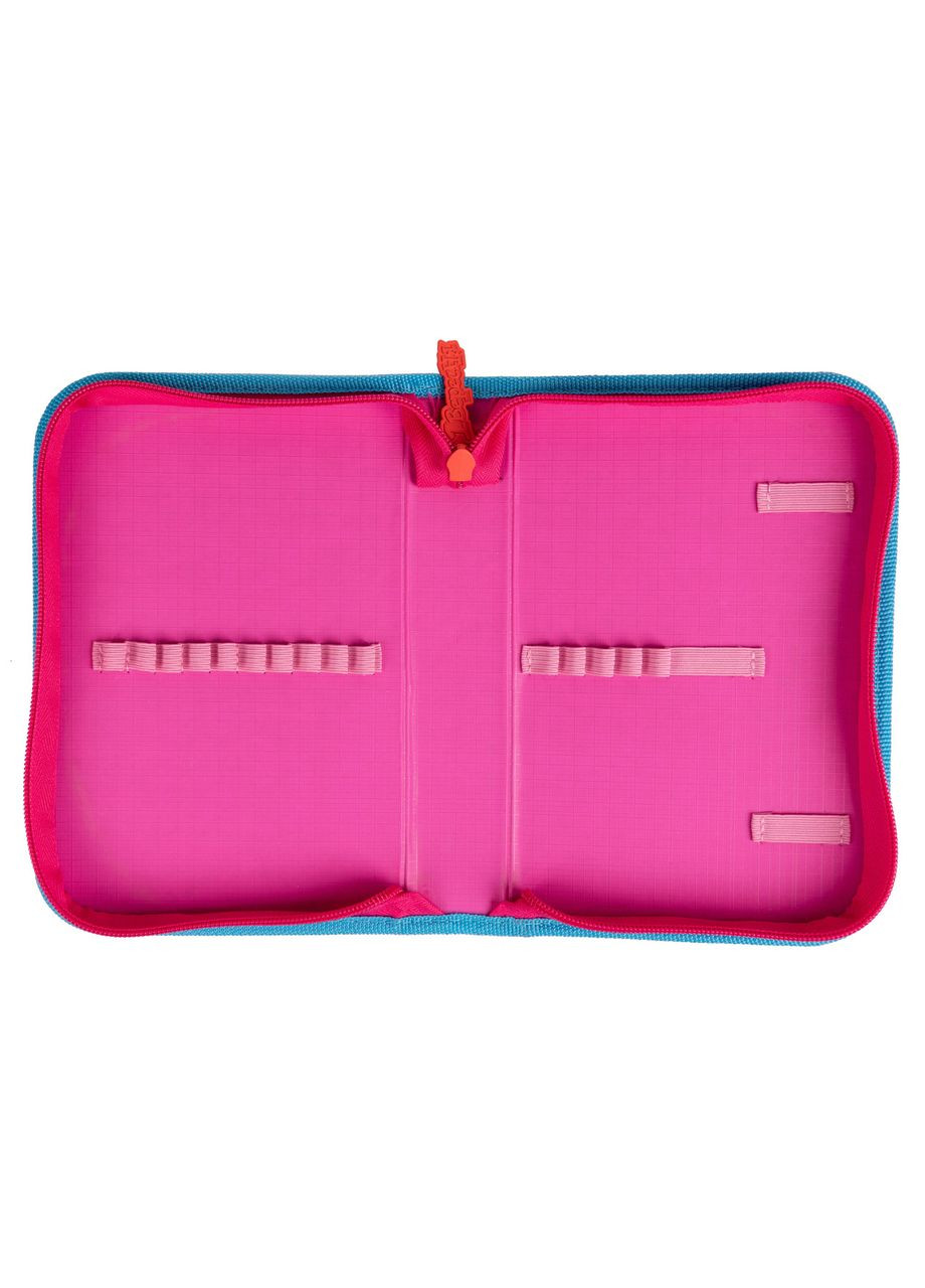 Пенал твердий 1Вересня одинарний без клапана HP-02 Heart, бірюзовий 1 Вересня (332653646)