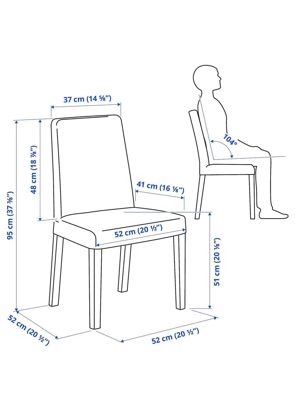 Крісло IKEA (278407015)