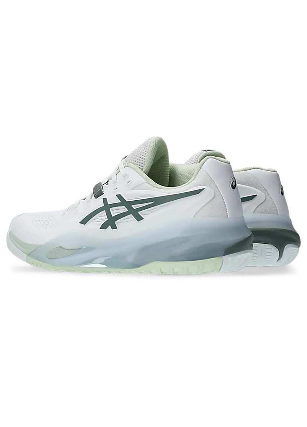 Жіночі кросівки GEL-RESOLUTION X White/Monument Blue Asics білі демісезони (367597806)