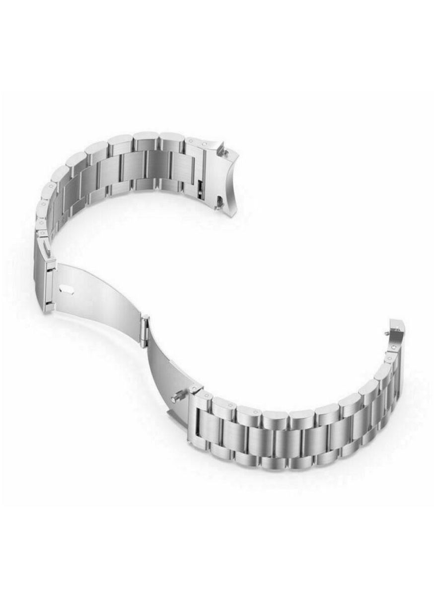 Металлический ремешок для часов Samsung Galaxy Watch 4 Classic 46mm SMR890 / SM-R895 - Silver Primolux (266914463)