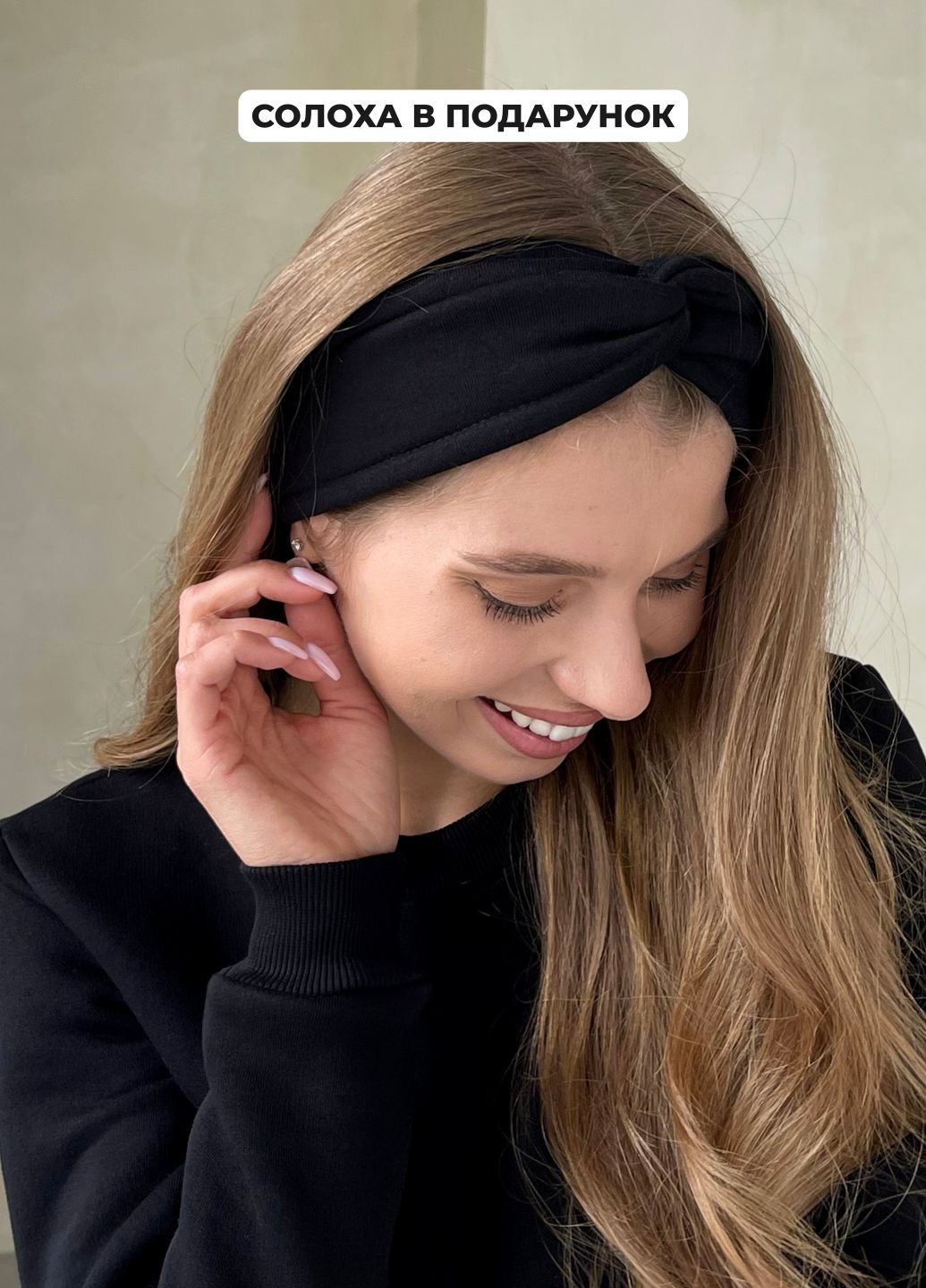 Черное деловое, повседневный, коктейльное, вечернее длинное теплое зимние платье на флисе с длинными рукавами (солоха в подарок) платье-свитшот Merlini однотонное