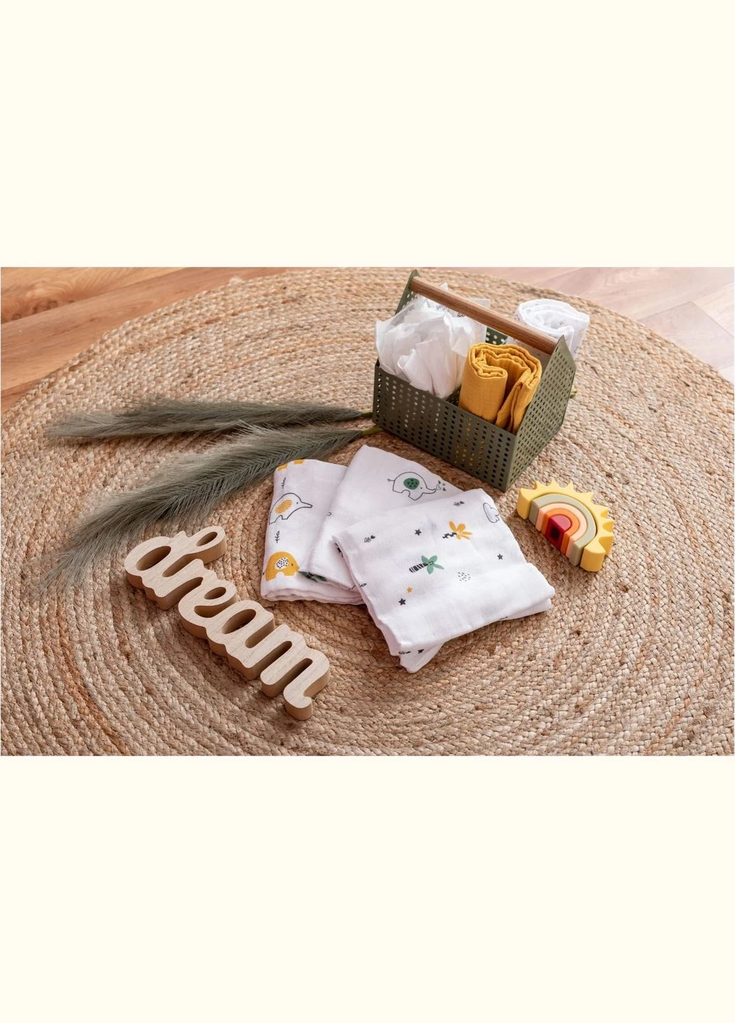 Рушники дитячі Bubaba by 3/1 ELEPHANT 80х80 см FreeOn комбінований
