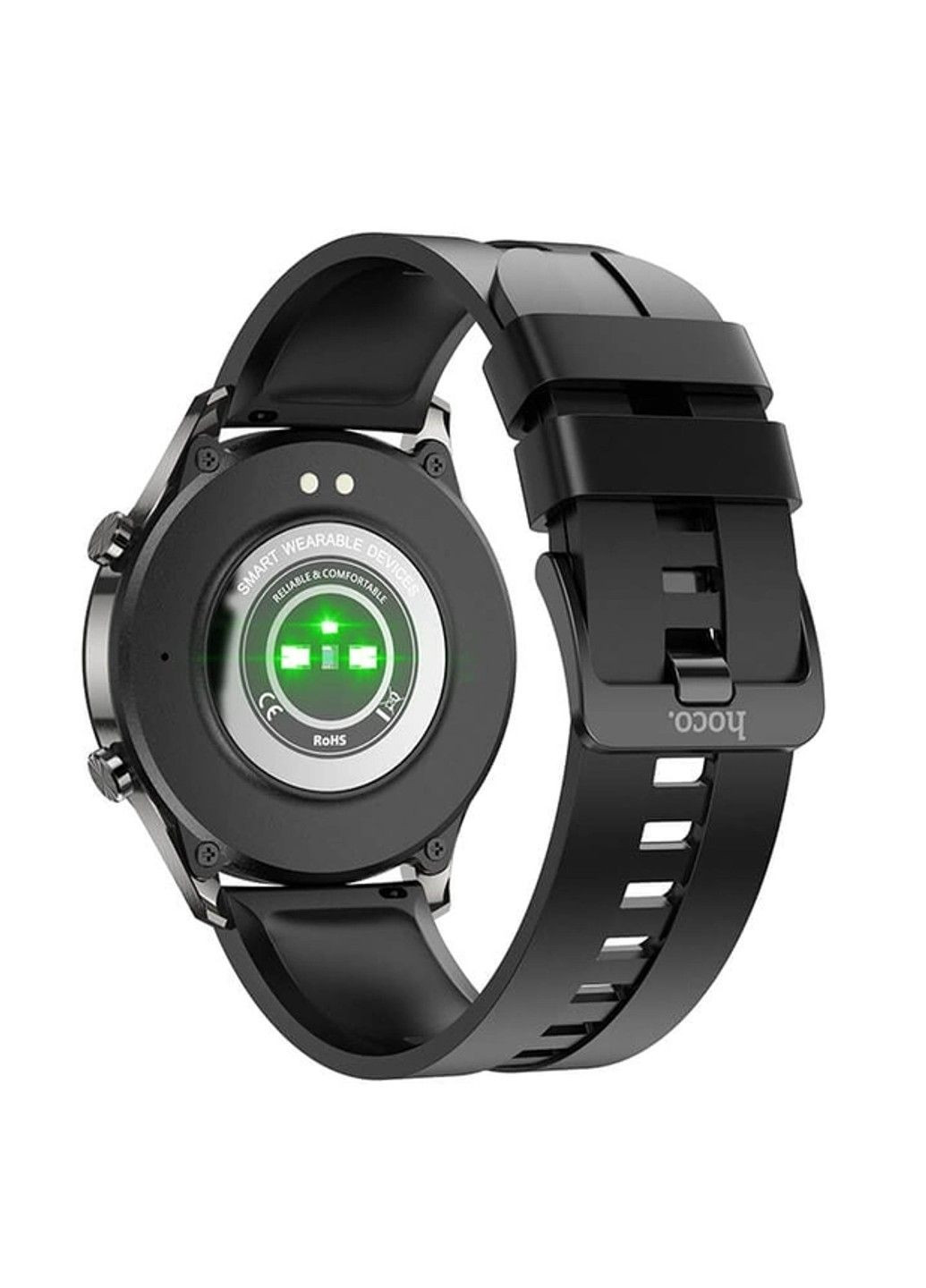 Розумний годинник Smart Watch Y7 + магнітна зарядка (Чорний) Hoco (313653949)