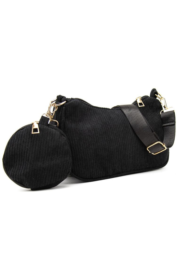 Сумка женская кроссбоди через плечо вельветовая текстильная с кошельком повседневная RoyalBag P4-9620 (356181484)