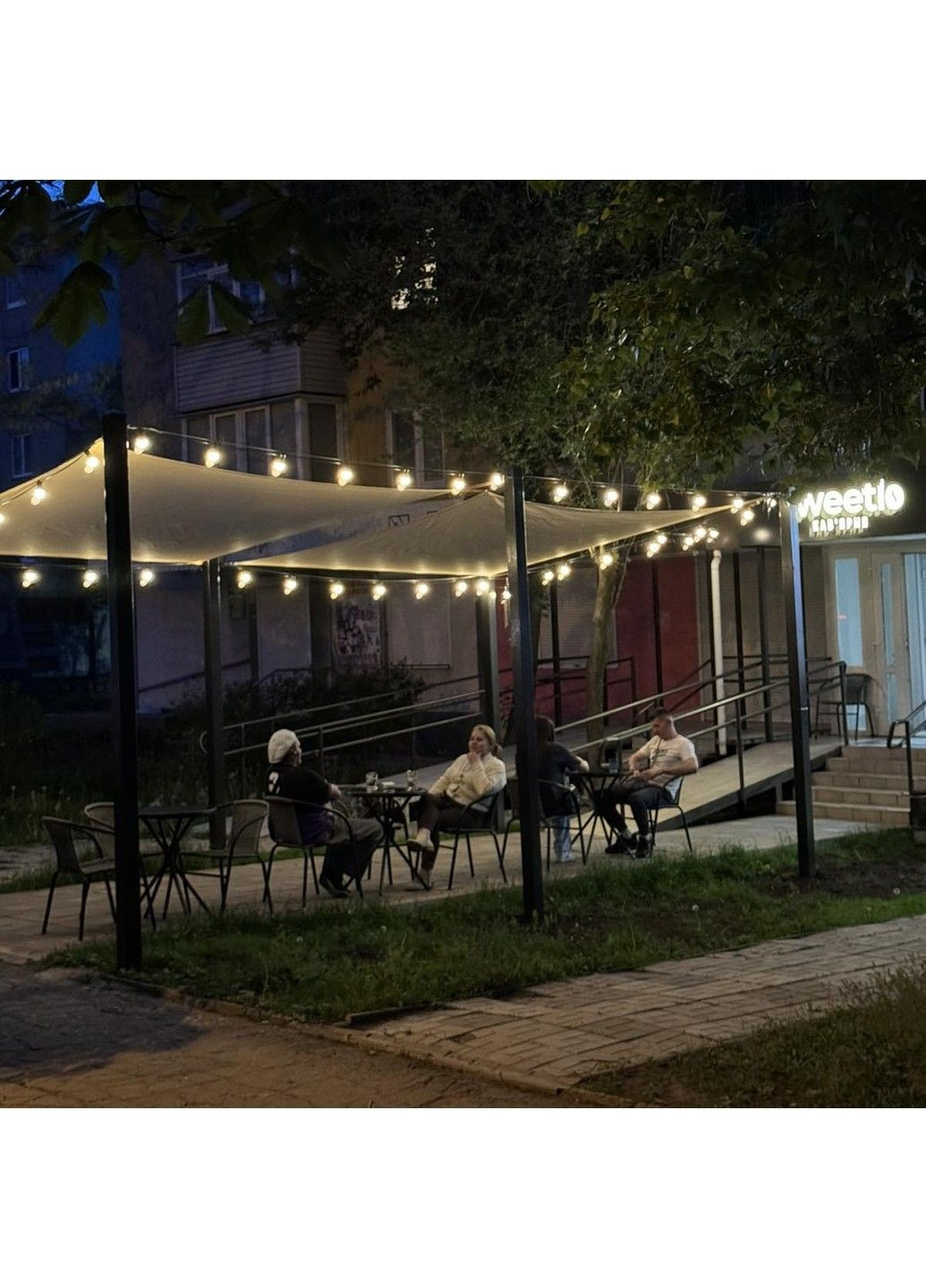 Тент навіс затінюючий квадратний 3х3м Сітка (Бежевий) No Brand (332637287)