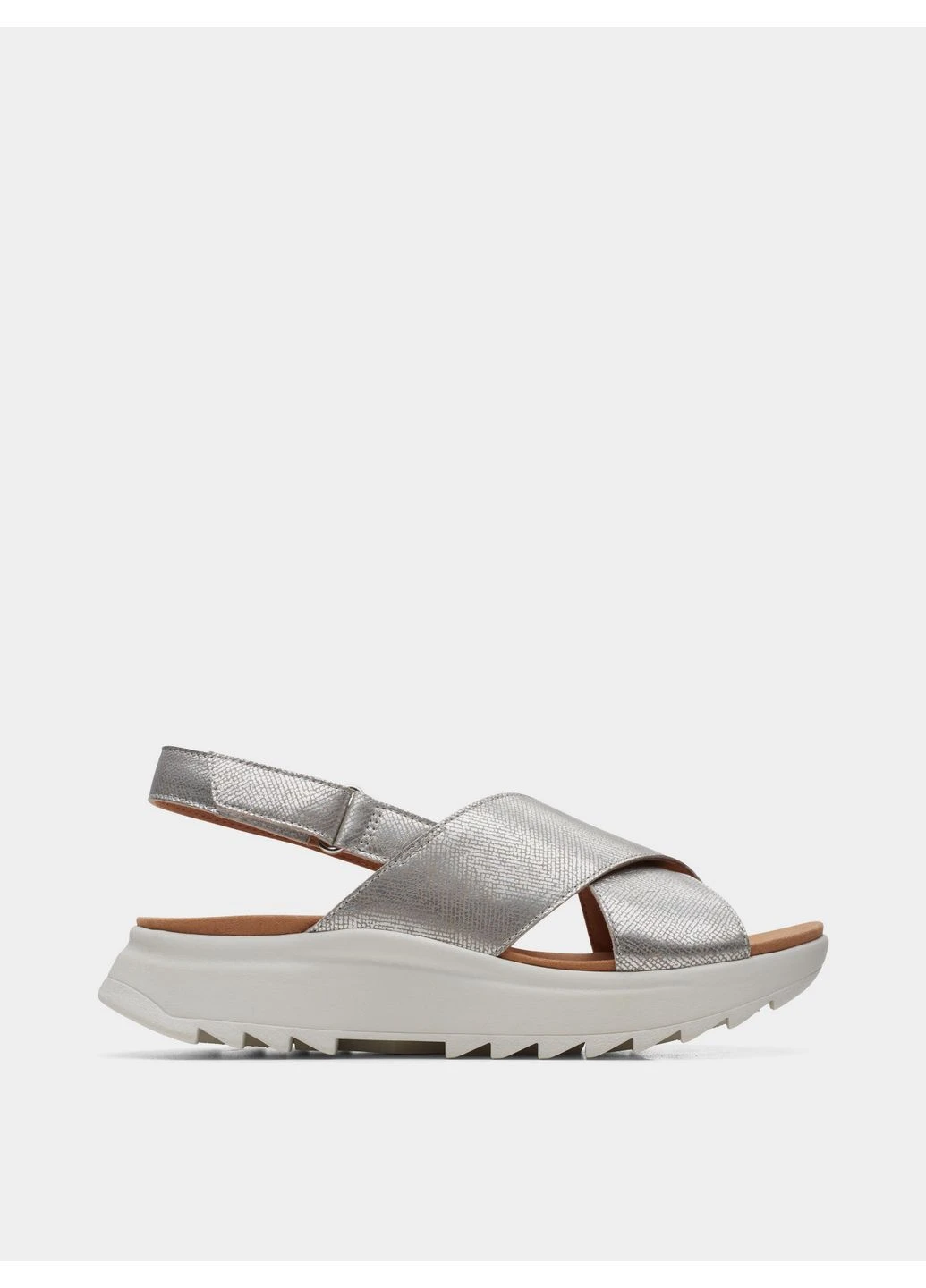 Кэжуал сандалии 6971231 серебряный ow5462 Clarks
