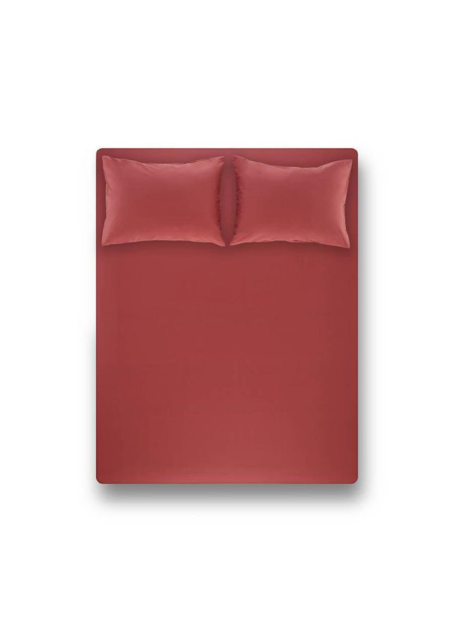 Простынь на резинке с наволочкой Laura coral коралловый 120*200+50*70 Penelope (317670584)