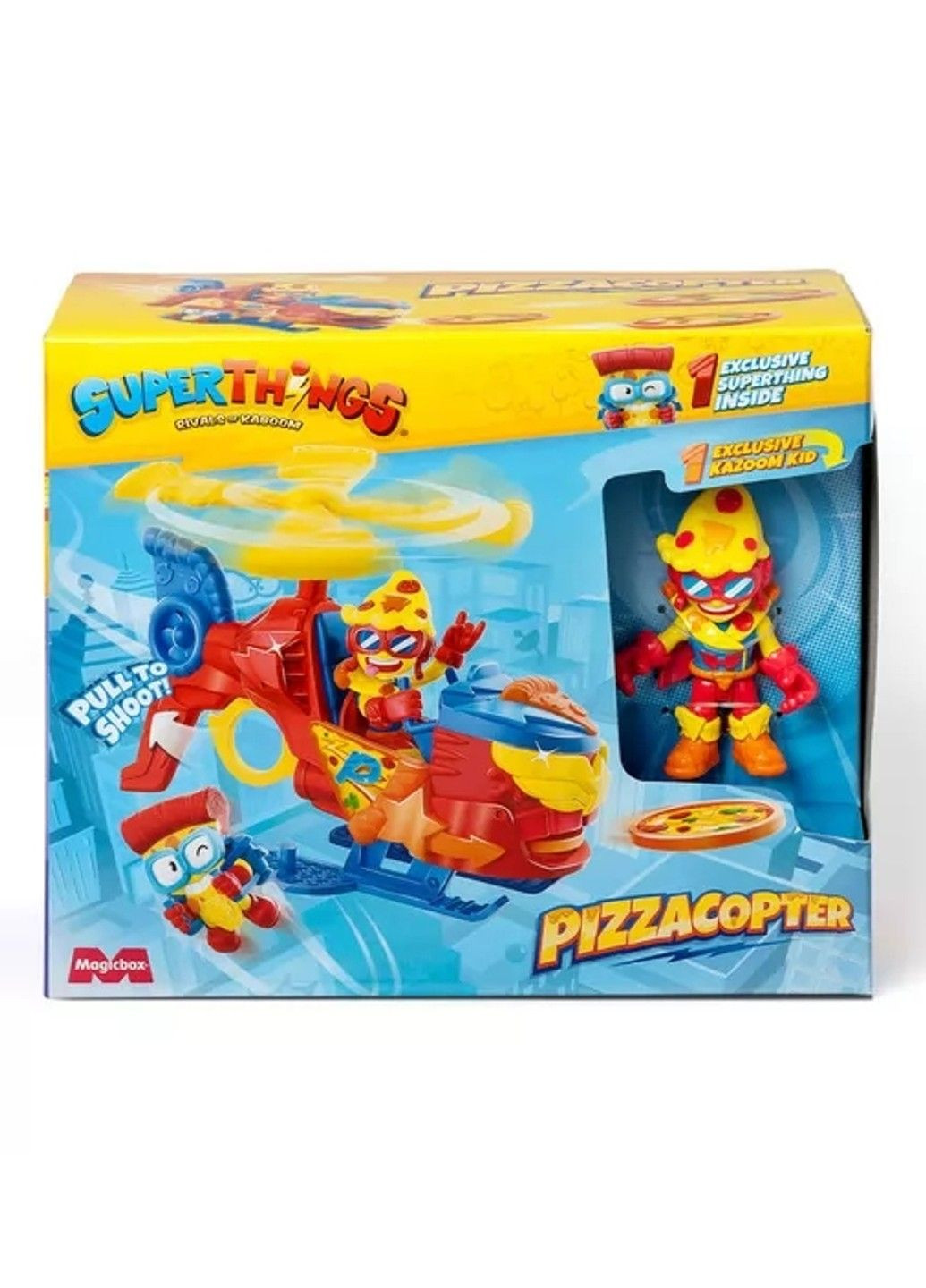 Игровой набор S – ПИЦЦАКОПТЕР (вертолет, казум-кид, фигурка) SuperThings (324110352)