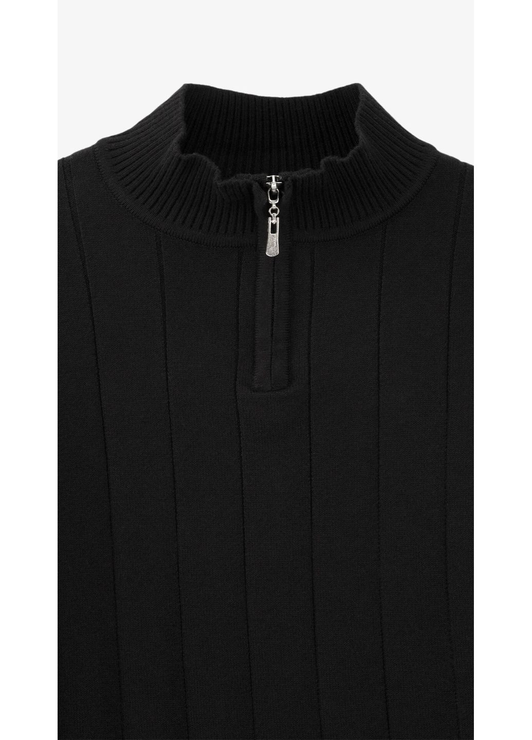 Черный демисезонный свитер однотонный для мальчика 536 152 см черный shop (2000999226748) Lizi Kids