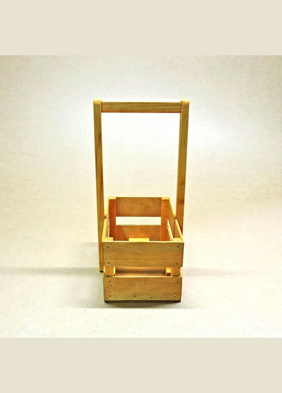 Подарочная корзинка из дерева Шелли 15х26 карри (ПДК-0022203) No Brand (328909767)