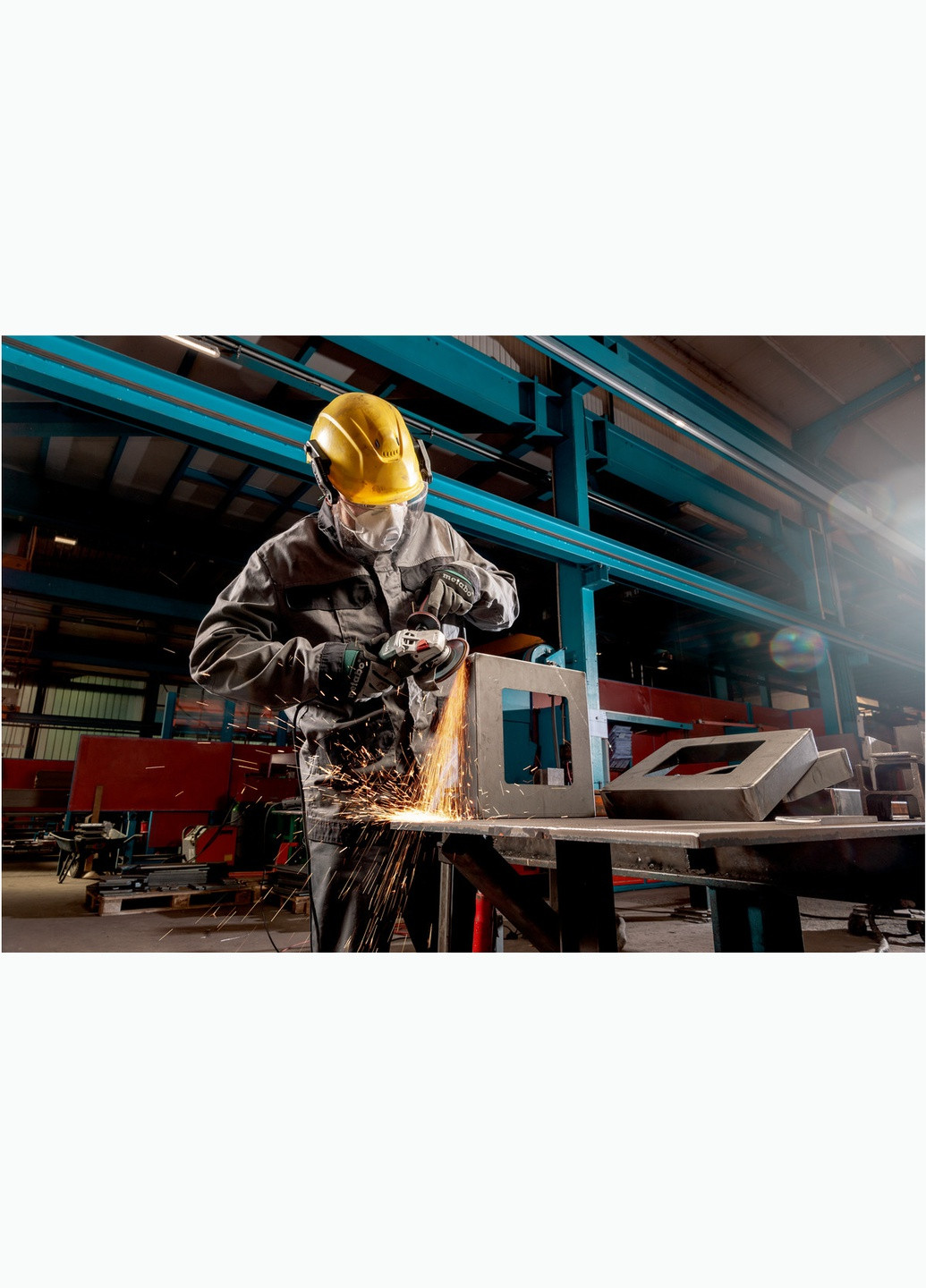 Кутова шліфмашина WEA 11-125 Quick, 1100 Вт, болгарка з захистом від повторного пуску (картонна Коробка (5562) Metabo (295037172)