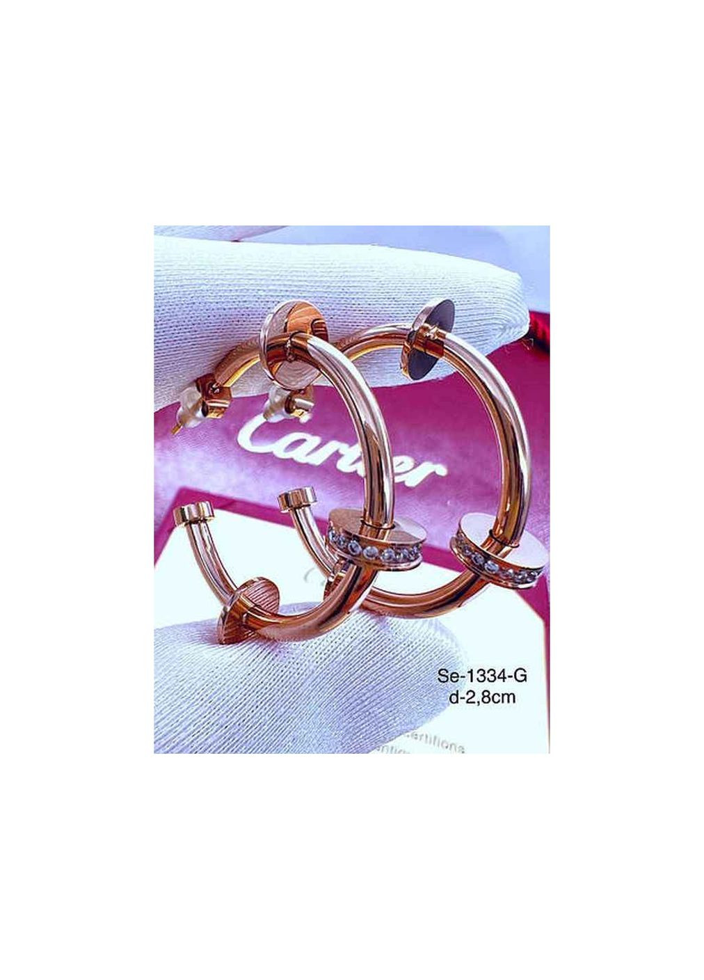 Серьги Stainlees Steel 1 334 Stainless Steel (346393604)