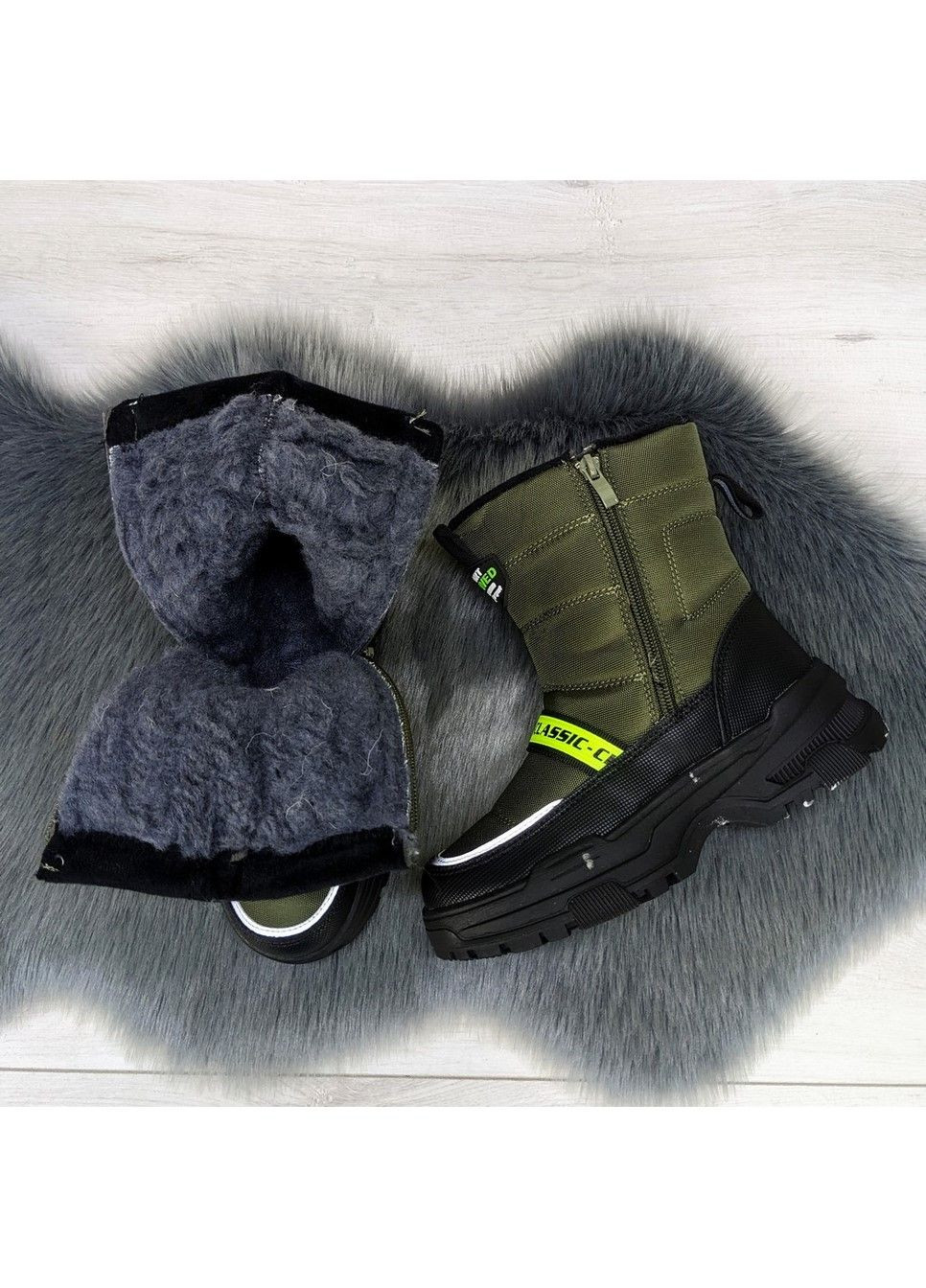 Чоботи дутики дитячі зимові для хлопчика Башили (307793015)