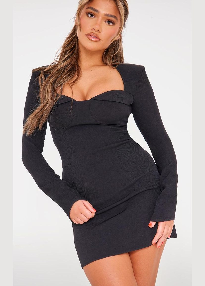 Чорна сукня PrettyLittleThing