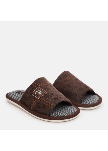 Капці домашні чоловічі mix (HT758) 42-43, Коричневий Plaazzo (368993438)