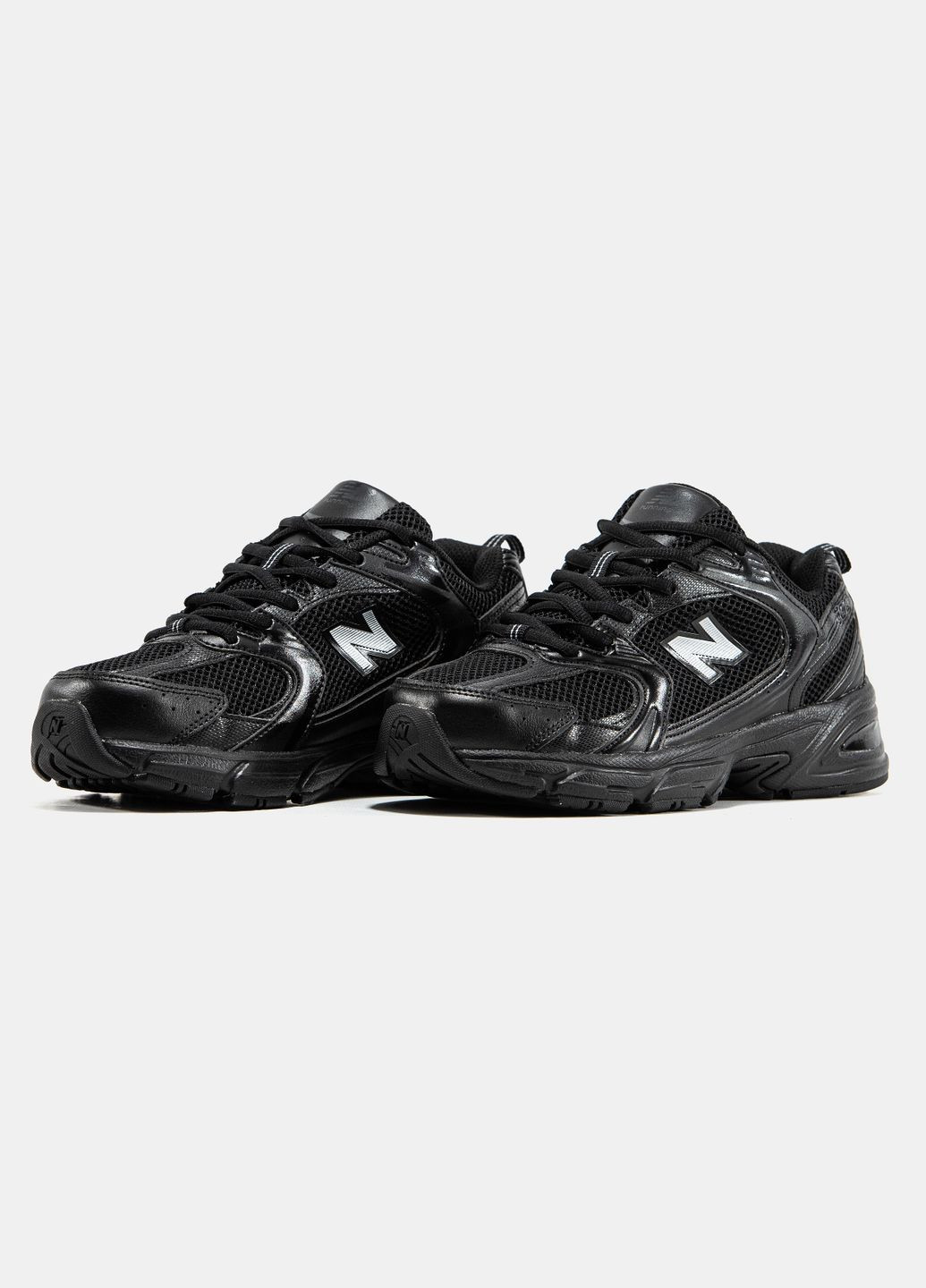 Кроссовки женские и мужские New Balance 530 Black | Нью Беланс 530 черные No Brand чёрные демисезоны (345562961)