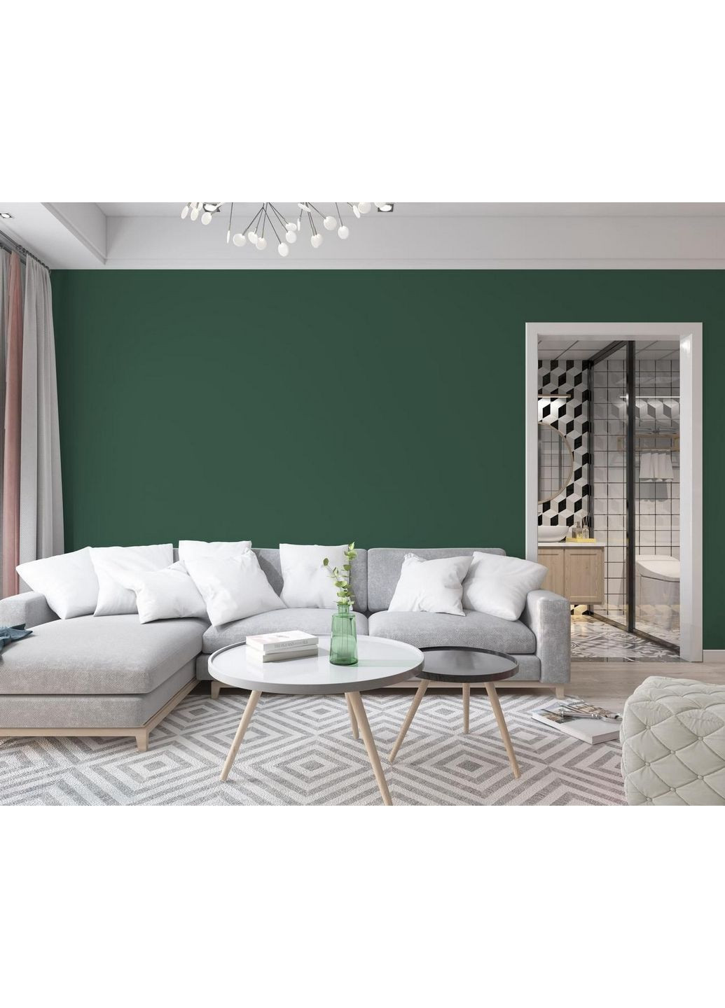 Інтер'єрна латексна фарба 6020-G 1 л SkyLine (289464306)