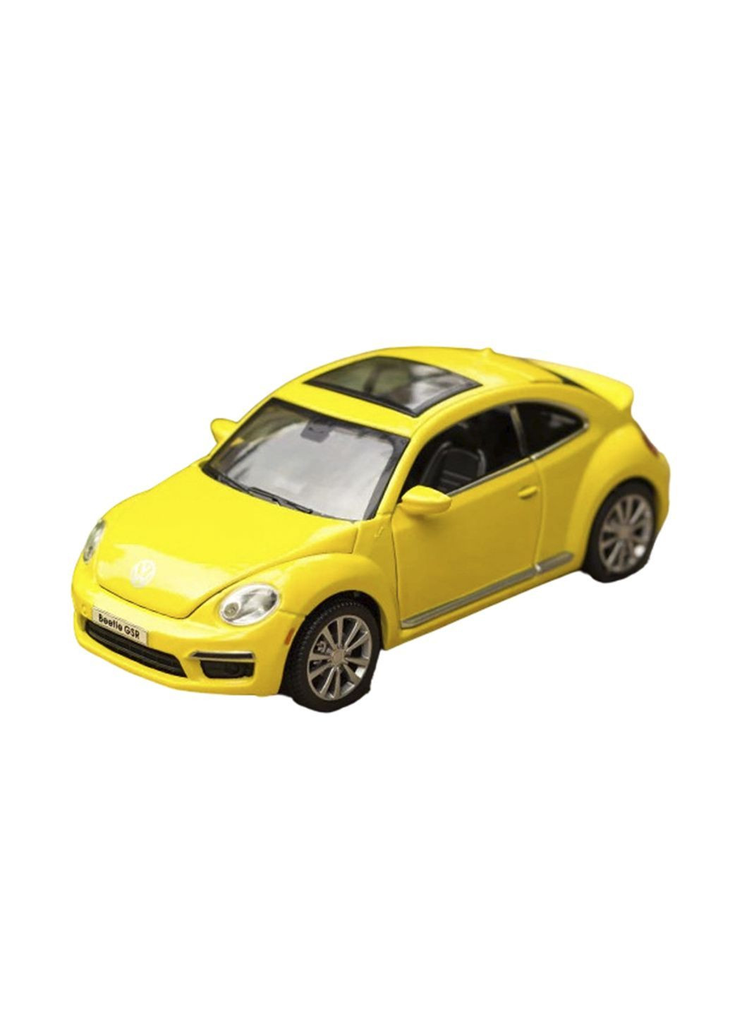 Машинка Volkswagen Beetle 1:43 колір жовтий ЦБ-00286156 Rastar (363020485)