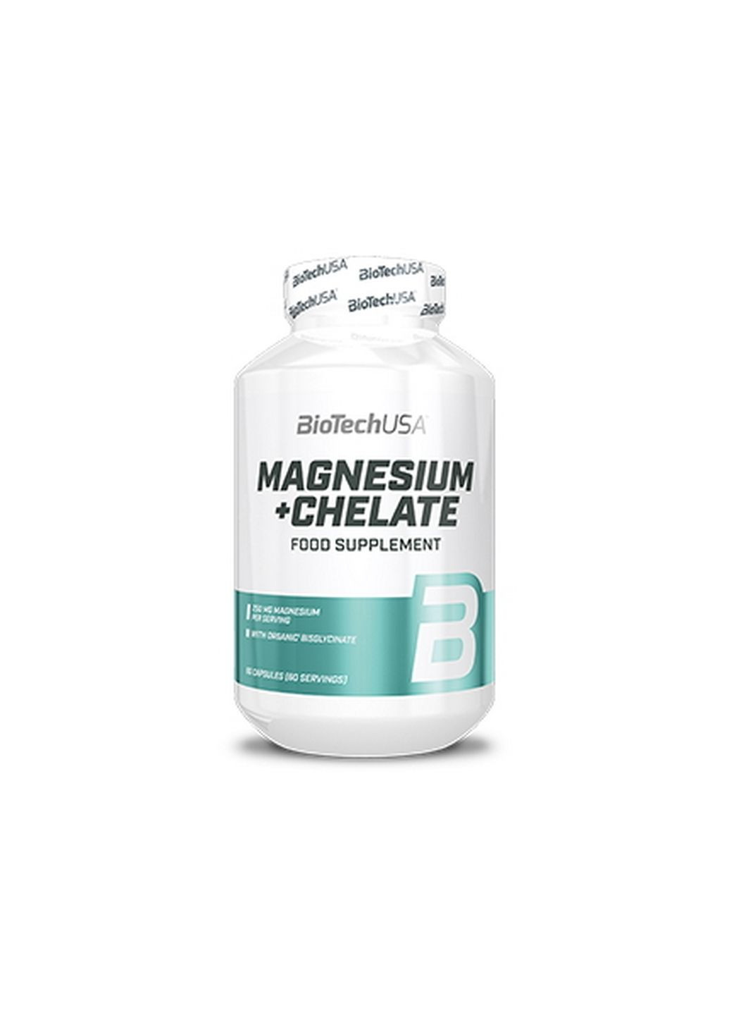 Вітаміни та мінерали Magnesium + Chelate, 60 капсул Biotech (296260562)