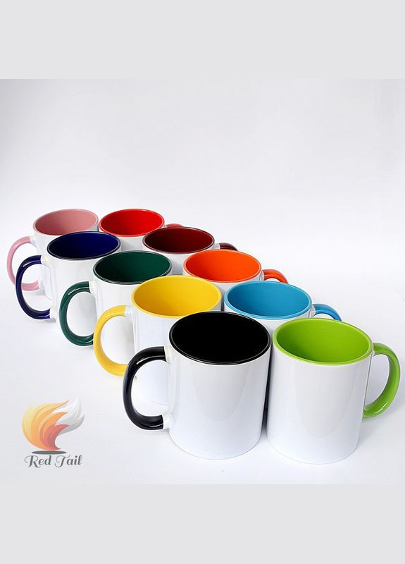 Чашка для мами "Мамину каву не трогати" 330 мл колір в середині блактний No Brand (328439043)