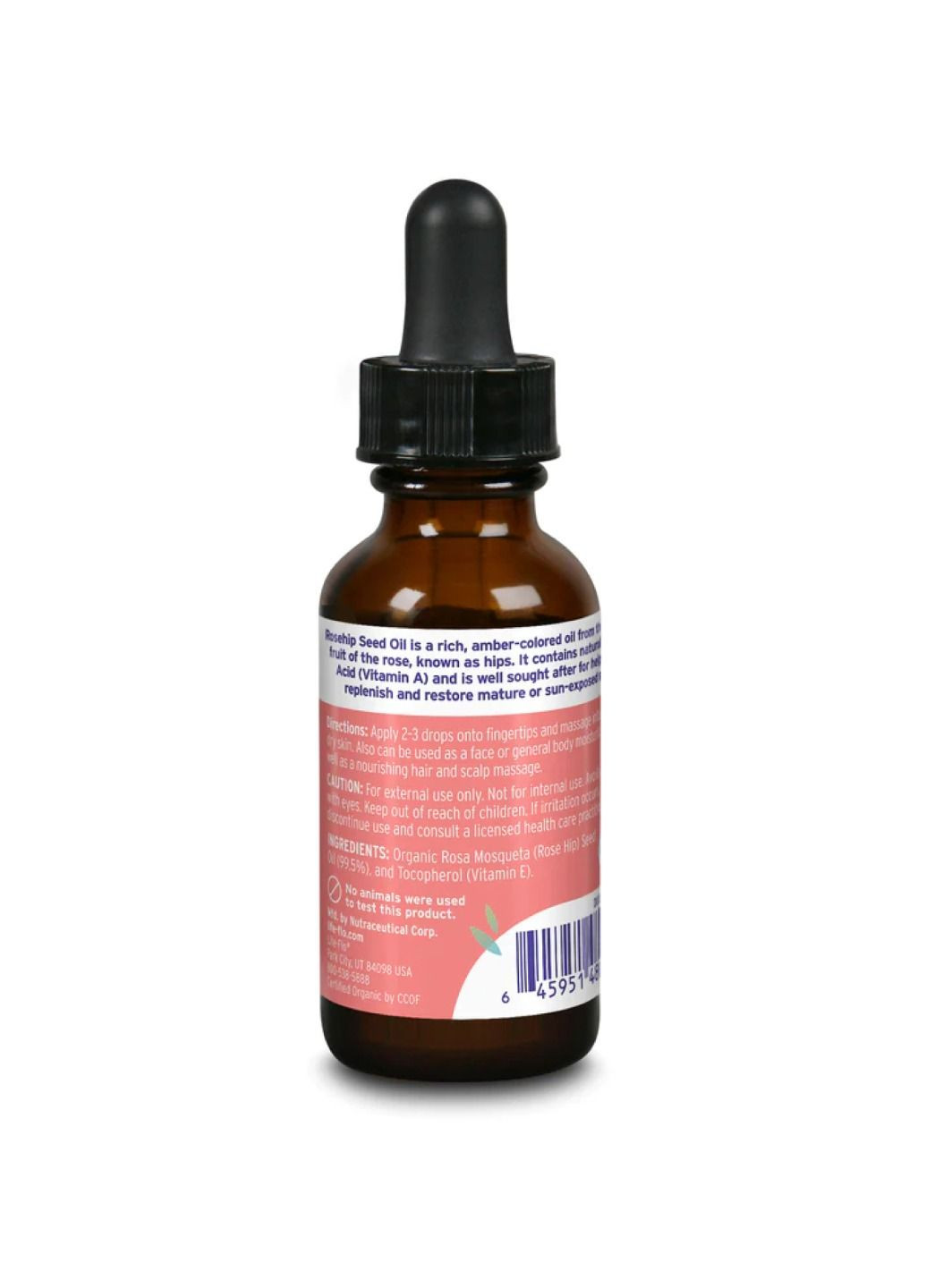 Комплекс жирных кислот Pure Rosehip Oil Organic - 1 fl oz Life-flo (288677422)
