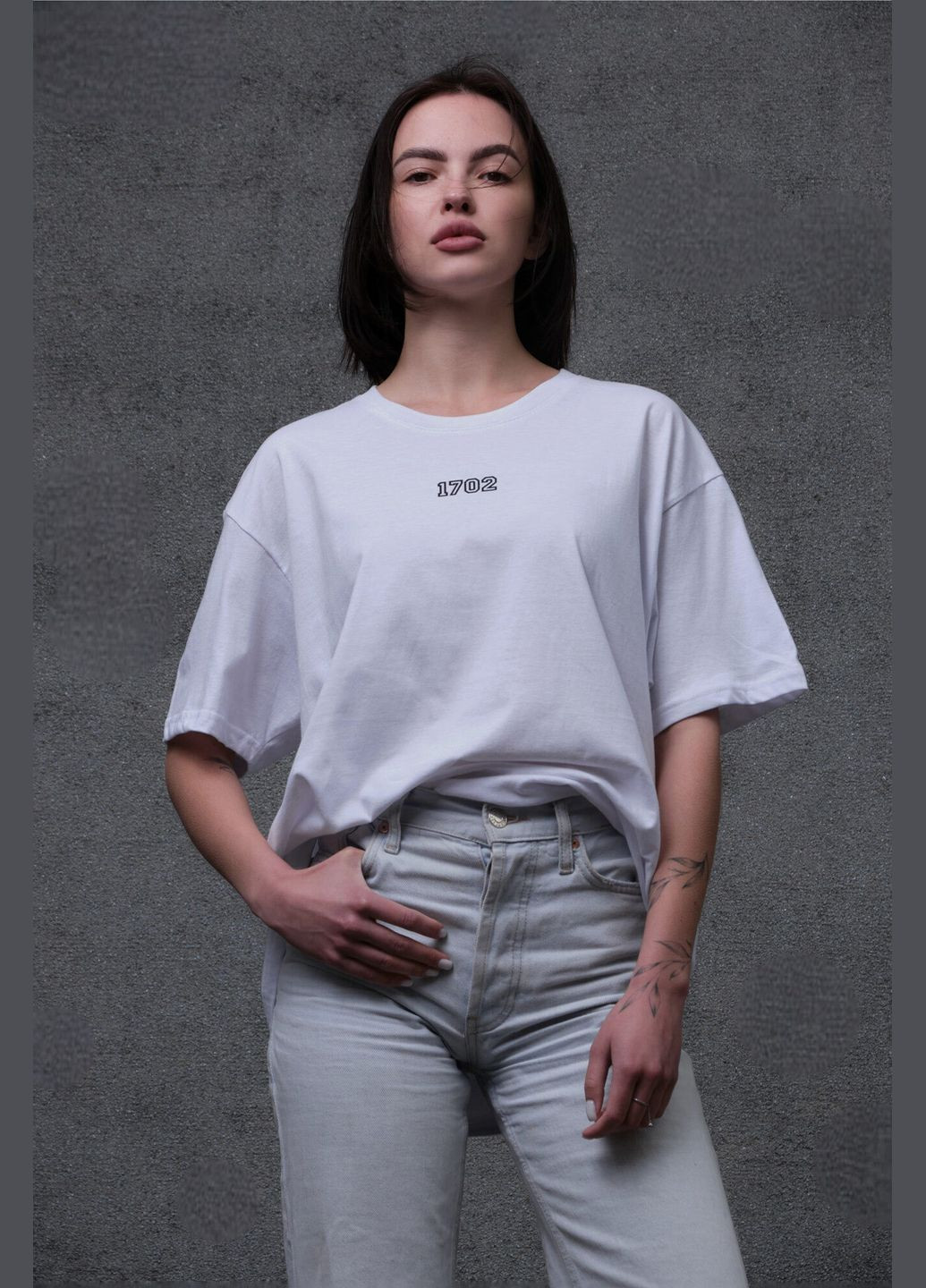 Жіноча Оверсайз Футболка З Принтом BMW White Without - (337115852)