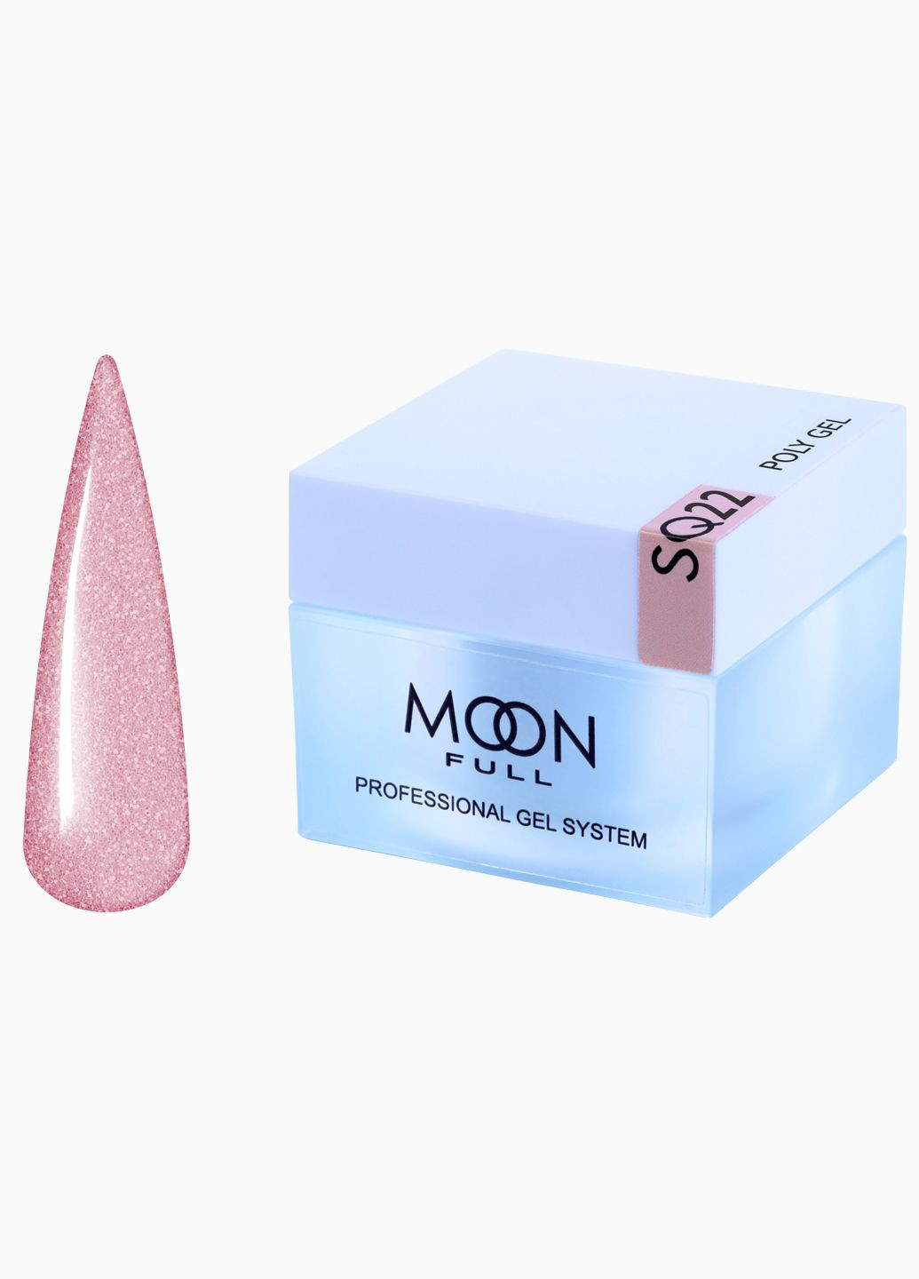 Полігель для нарощування нігтів Full Poly Gel, 30 мл № SQ22 Moon (354229999)