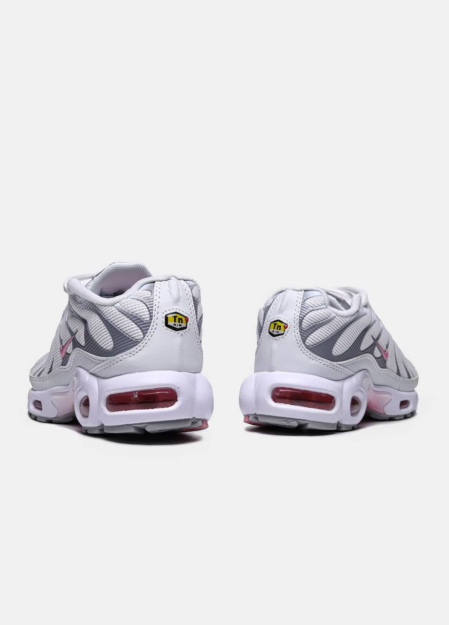 Кросівки Nike Plus White Grey Pink No Brand Air Max TN білі демісезони (325484072)