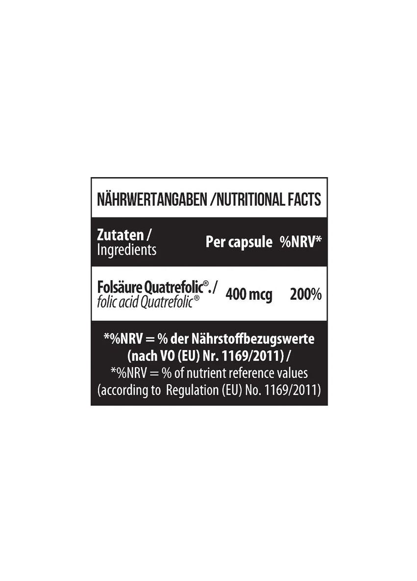 Фолиевая кислота Folate 400 мг 180 капсул MST (361114196)