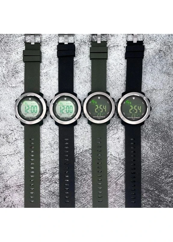 Наручний годинник 033 Де би не був Army Green-Silver-White Awarder (377734668)