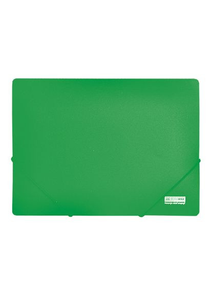 Папка пластиковая А4 на резинках, зелёная BM.391104 (4823078952851) Jobmax (292708803)