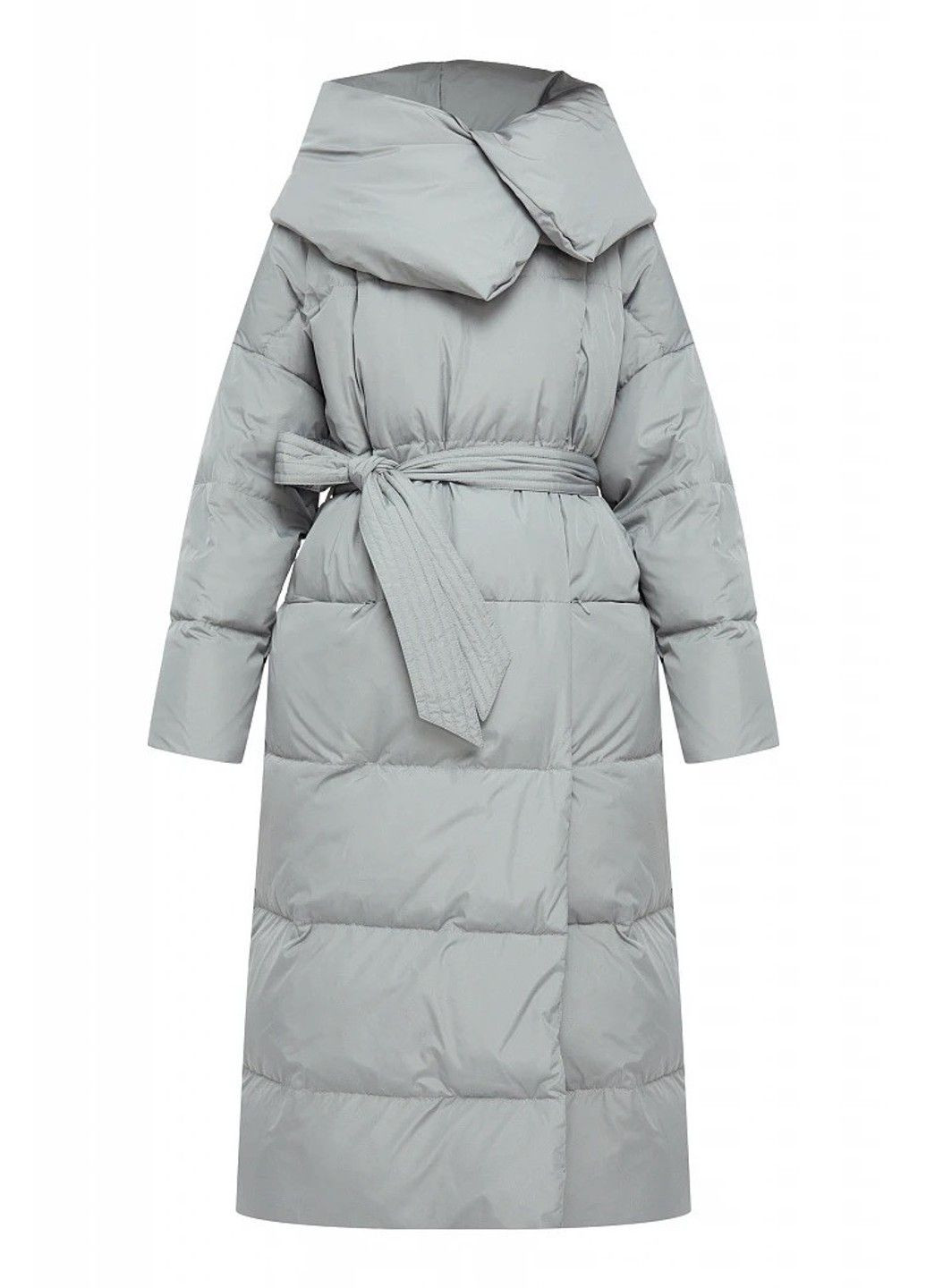 Серый зимний Пуховик Finn Flare