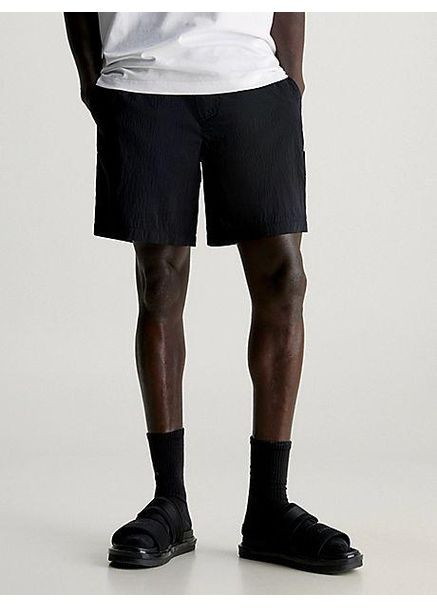 Чоловічі трикотажні шорти, чорні, розмір M Calvin Klein slim fit (370442002)