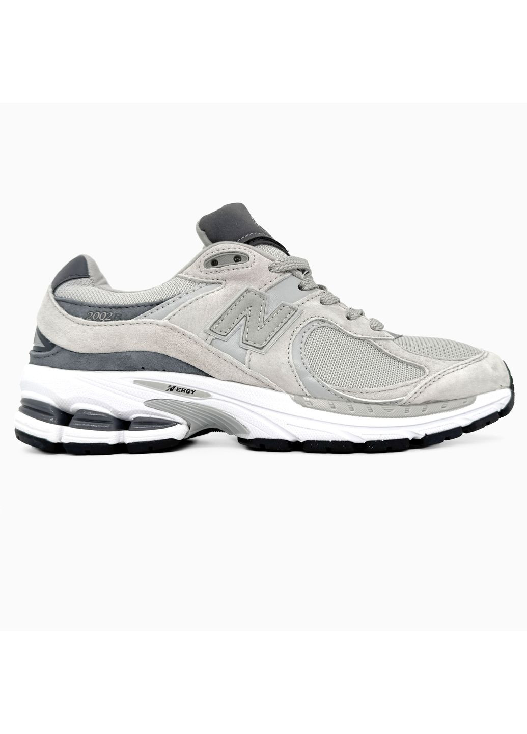 КРОССОВКИ ЖЕНСКИЕ NEW BALANCE 2002R GREY V2 НЬЮ БЕЛАНС 2002R No Brand серые демисезоны (369389968)