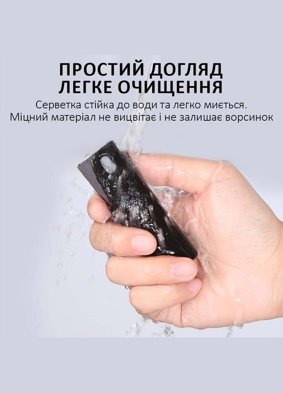 Набір 2 в 1 спрей 10мл + мікрофібра / для очищення екрану телефону, планшета, ноутбука / Синій No Brand (322566933)