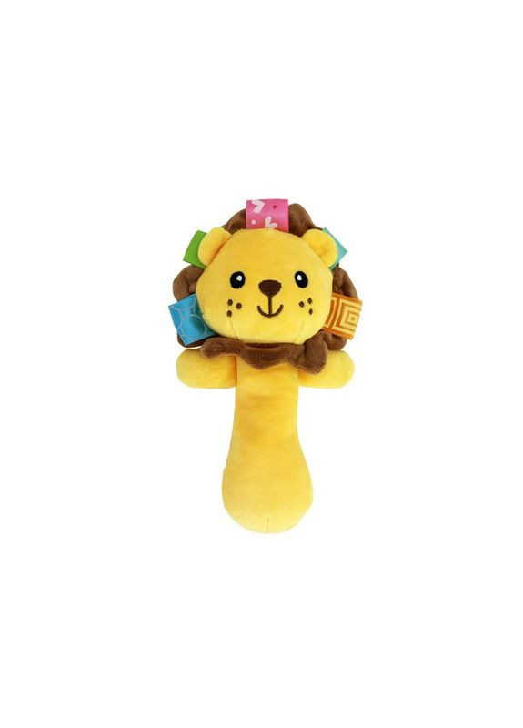 Мягкая игрушка-погремушка "Лев" MGZ-1205-4 Mega Zayka (337579226)
