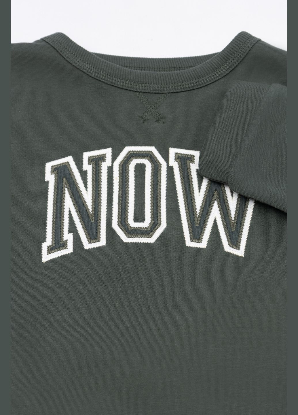 Divonette світшот для хлопчика колір темно-зелений cb-00234627 темно-зелений футер