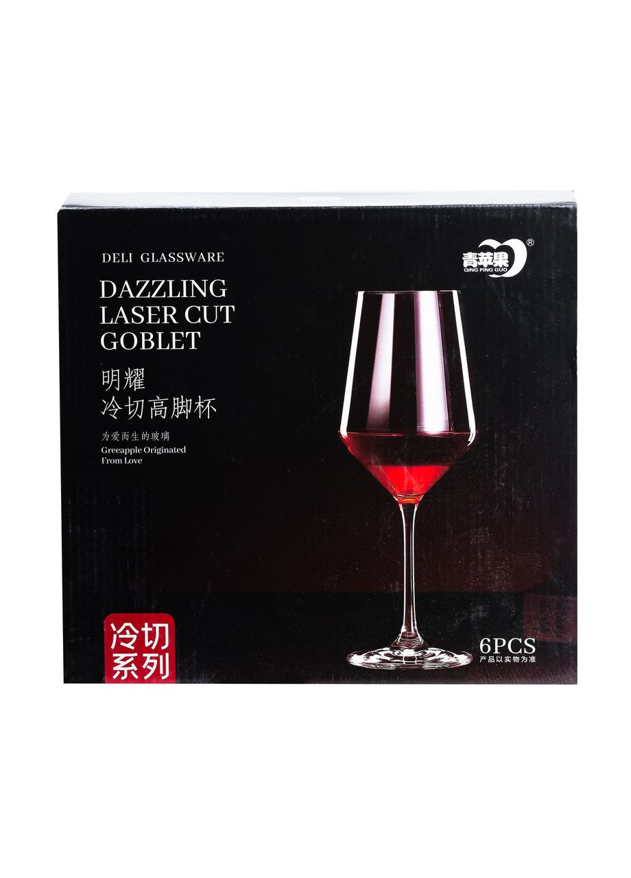 Набір келихів для шампанського 6 штук по 400 мл HP562 TS Kitchen (370707975)