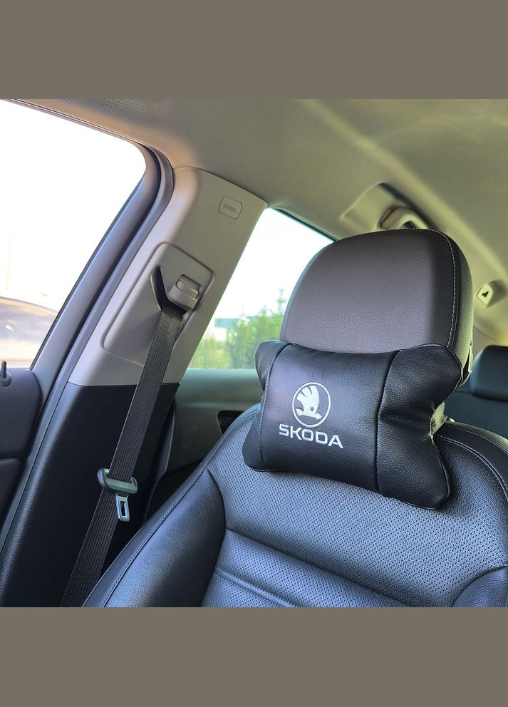 Подушка дорожная подушка Шкода, Автоподушка для шеи, Дорожная подушка US-367 под голову Skoda (365812773)
