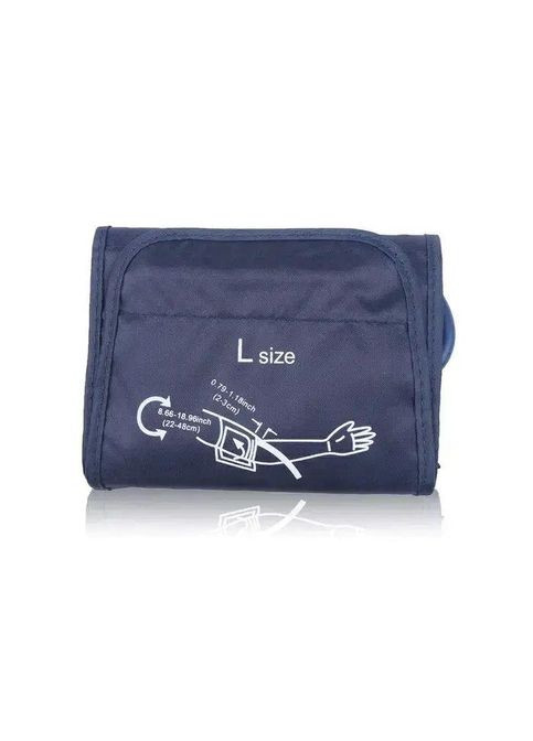 Манжета L 22-48см збільшена з однією трубкою та перехідником для автоматичних та напівавтоматичних тонометрів Intex (296785237)