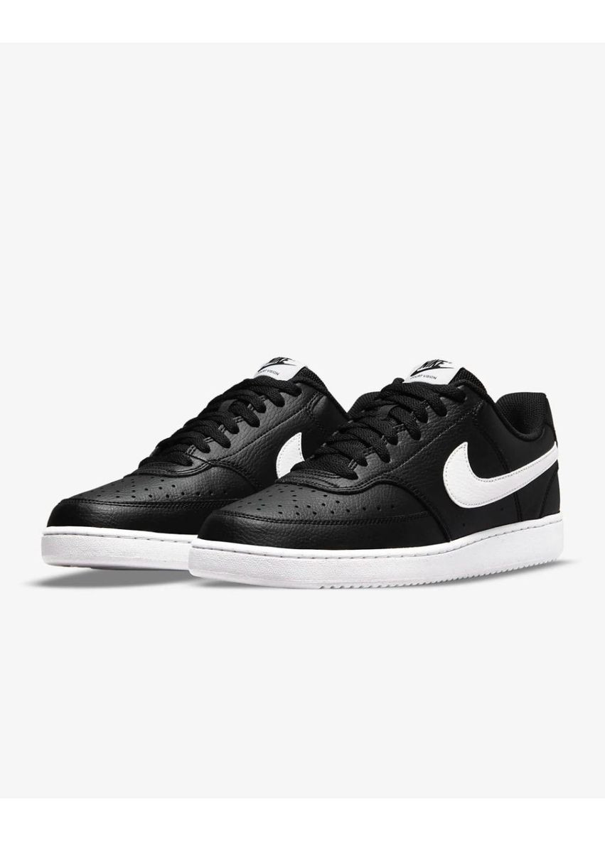 Черно-белые демисезонные кроссовки court vision lo nn dh2987-001 Nike