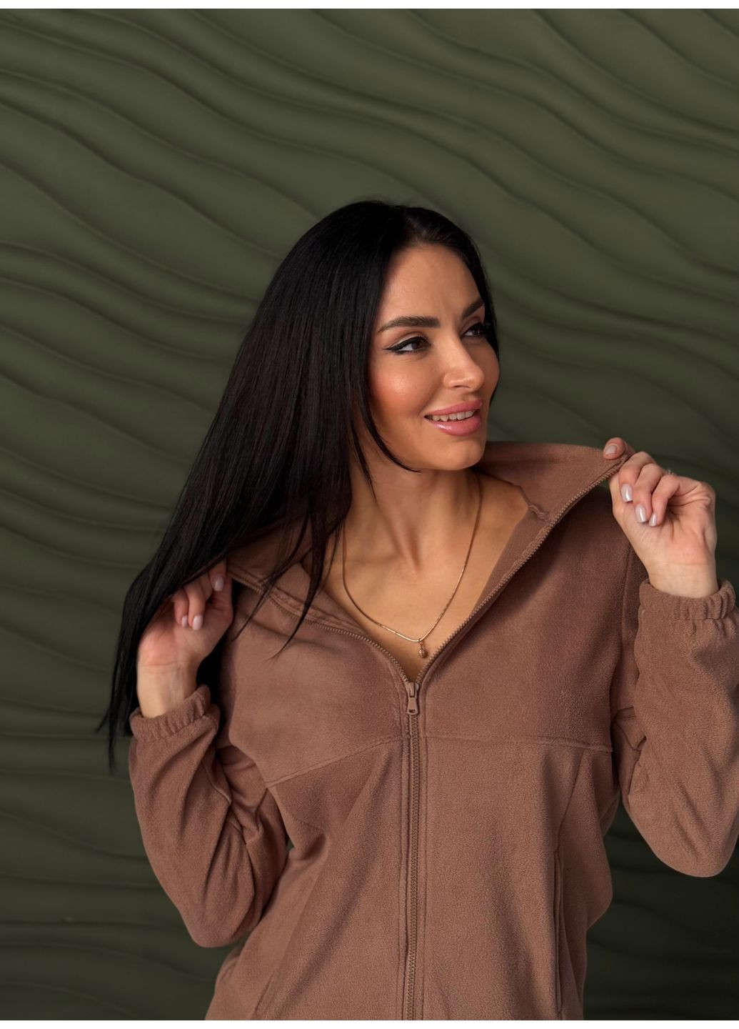 Флісова жіноча кофта на блискавці Fashion Girl Jacket (371919692)