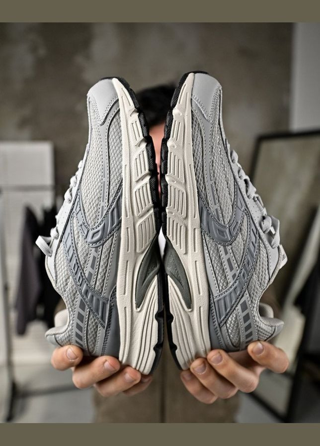 Сірі Літні стильні чоловічі кросівки сітка сірі Freedom