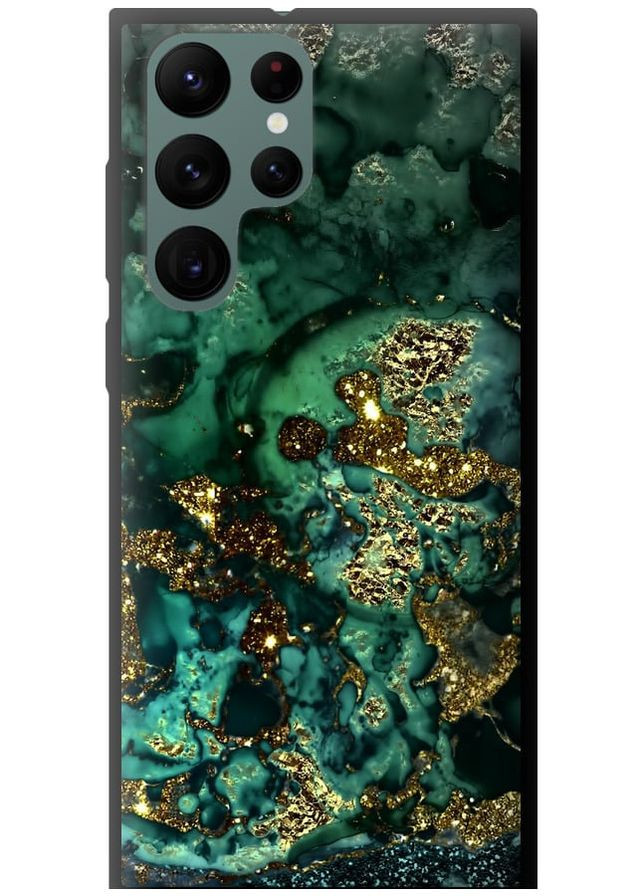TPU чохол 'Мармур золото багатство' для Endorphone Samsung Galaxy S22 Ultra (276317079)