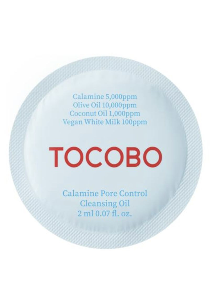 Гидрофильное масло с каламином для очистки пор Calamine pore Control Cleansing Oil 2 ml (пробник) TOCOBO (358499772)