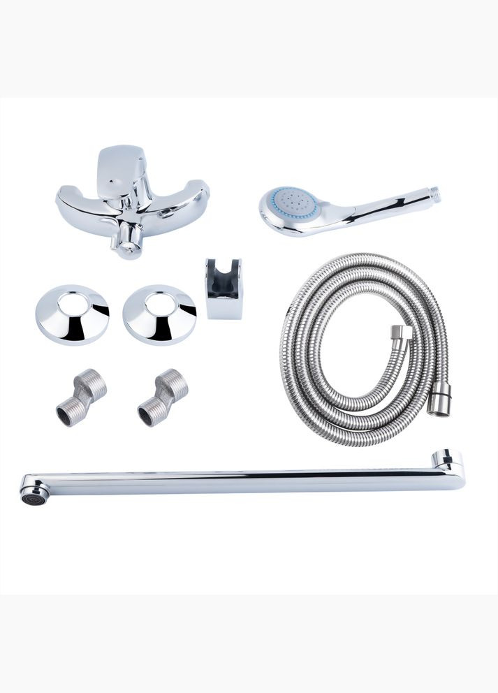 Смеситель для ванны Mars 005 с поворотным изливом (с душевым гарнитуром) (k40) LDMAR005CRM34853 Chrome LIDZ 81 005-1 (323485724)