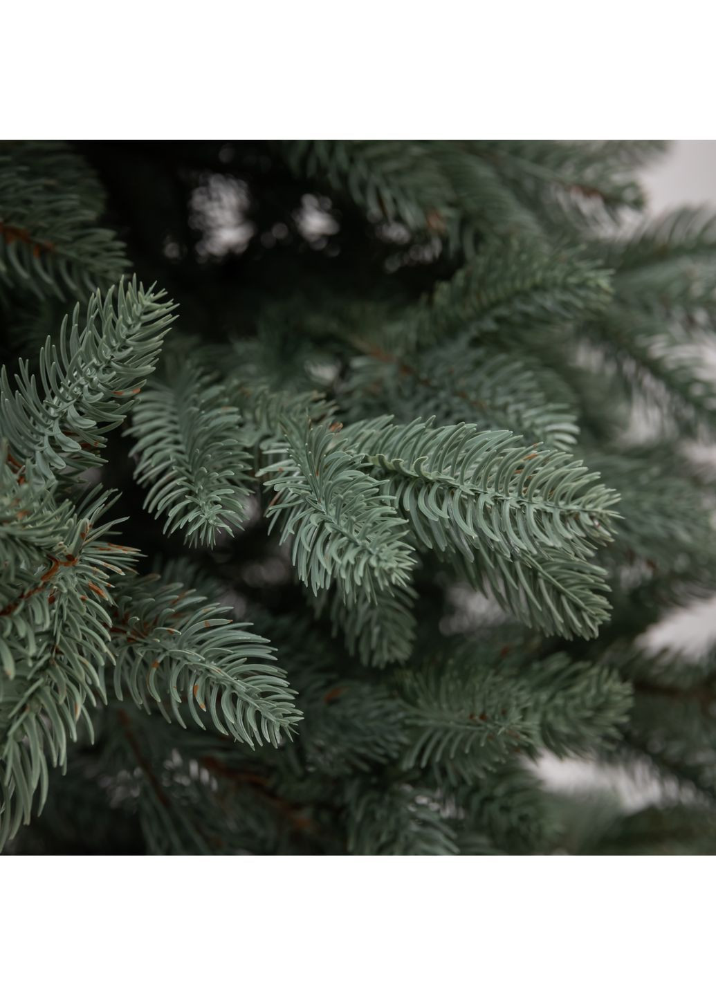 Штучна ялинка лита Шепетівська 1,1 м блакитна V16 KOS-SHPBL11 No Brand (366830747)