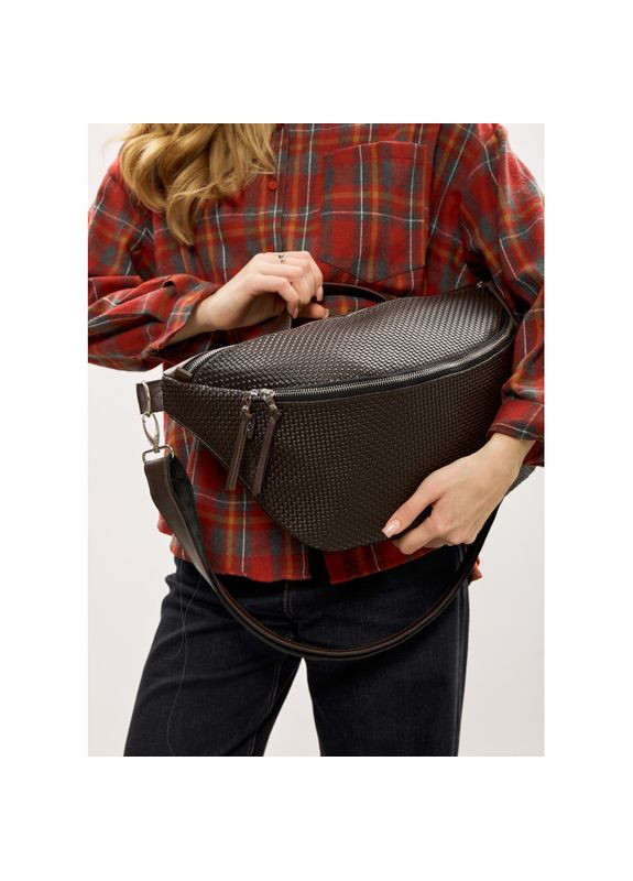 Жіноча шкіряна cумка-бананка під ноутбук Urban Laptop Sambag (372445506)