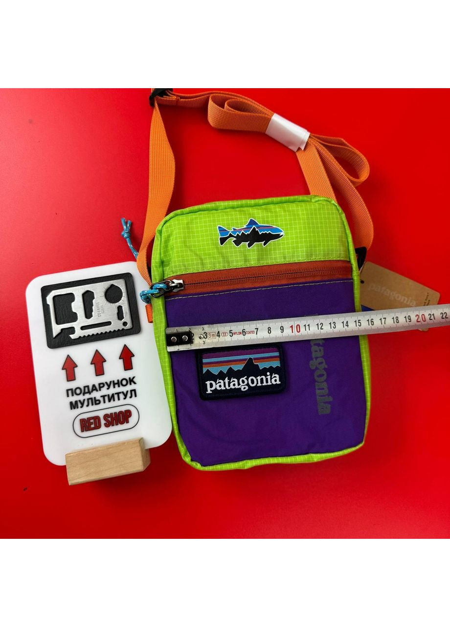 Сумка месенджер Молодіжна борсетка Патагонія Зелений No Brand (361668917)