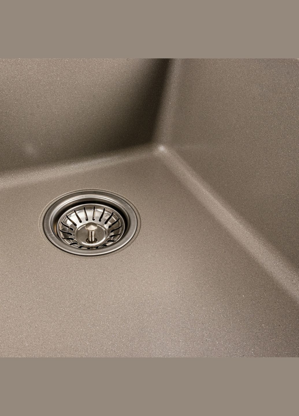 Гранітна мийка для кухні 9950 PANDORA матовий титан Platinum (277697057)